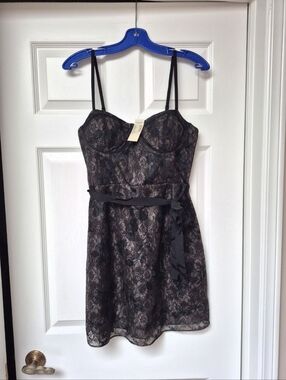 American Eagle Black Lace Dress, Size 10, New With Tags!